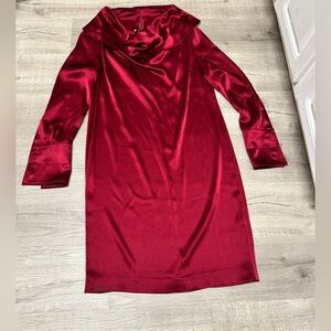 Escada Black Cherry Midi Dress